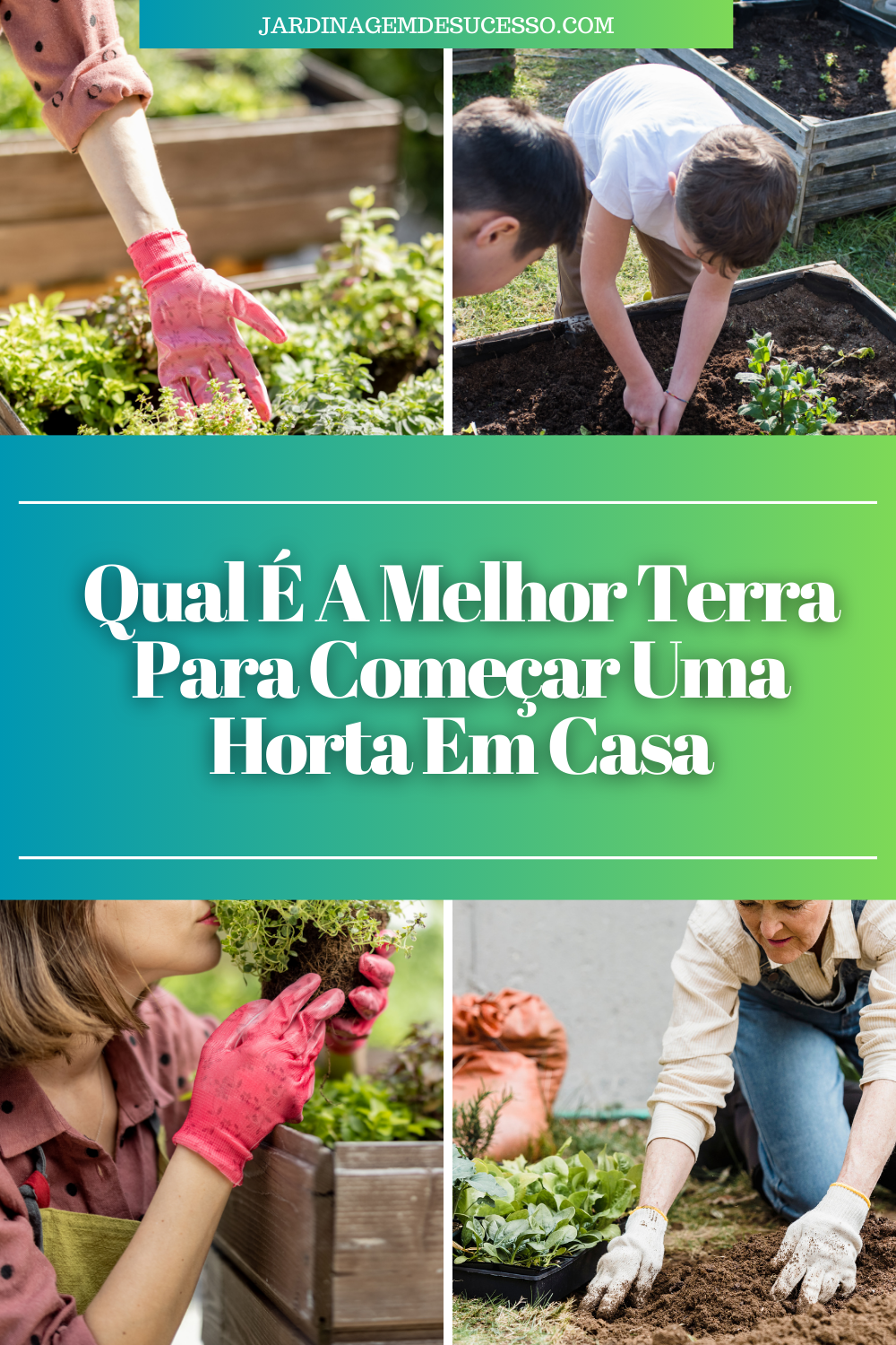 Qual a melhor terra para começar uma horta em casa?