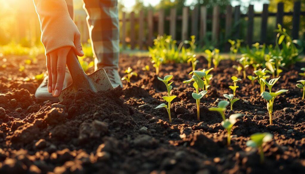 Preparação do solo para cultivo orgânico Preparação do solo para cultivo orgânico