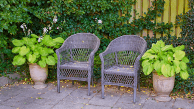 idéias de recanto de jardim
